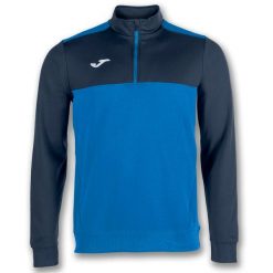 Bluza do piłki nożnej męska Joma Winner. Niebieskie bluzy męskie Joma, m, bez wzorów, z dresówki, sportowe, bez ramiączek, bez kaptura. Za 261.00 zł.