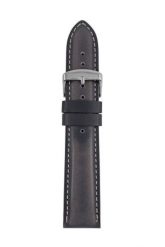 Pasek skórzany Iron Annie ciemnoniebieski, 22 mm. Niebieskie zegarki sportowe No Name, bez wzorów. Za 220.99 zł.