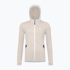 Bluza damska ORTOVOX Fleece Hoody. Białe bluzy damskie ORTOVOX, bez wzorów, sportowe, bez ramiączek, bez kaptura. Za 909.99 zł.