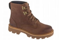 Buty trekkingowe damskie Sorel Sorel Revel Rd Boot Lace Wp 2144871256 Brązowe 38. Brązowe obuwie trekkingowe damskie Sorel, bez zapięcia. Za 477.44 zł.