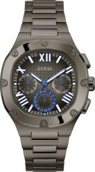 Zegarek Guess Zegarek męski Guess GW0572G5 szary. Szare zegarki męskie Guess, z aplikacjami. Za 899.00 zł.