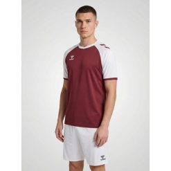 Koszulka Hummel League. Białe bluzki damskie Hummel, bez wzorów, eleganckie, bez kołnierzyka, bez ramiączek. Za 168.00 zł.