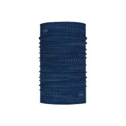 Chusta sportowa unisex Buff® Dryflx R_Blue wielofunkcyjna z odblaskami. Niebieskie szaliki męskie Buff, bez wzorów, z elastanu. Za 92.39 zł.