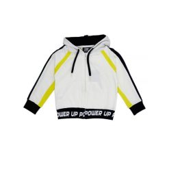 Bluza z bawełna z kaptur na co dzień na siłownię. Białe bluzy damskie LEONE 1947 APPAREL, bez wzorów, z bawełny, sportowe, bez ramiączek, bez kaptura. W wyprzedaży za 103.52 zł.