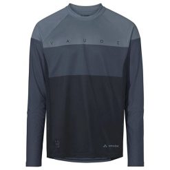Dżersej z długim rękawem VAUDE Moab VI. Niebieskie bluzy męskie Vaude, bez wzorów, z dżerseju, sportowe, bez ramiączek, bez kaptura. Za 284.05 zł.
