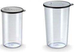 Blender Bamix Bamix 3002.001, 1 L, ml, Plastic, Black, Transparent, -20 - 100 °C, 2 pc(s). Czarne blendery Bamix. Za 167.27 zł.