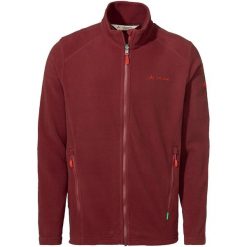 Kurtka polarowa męska Vaude Rosemoor Fleece Jacket II. Czerwone kurtki męskie Vaude, m, bez wzorów, z polaru, sportowe, bez kaptura. Za 298.99 zł.