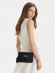 Guess Torebka J6RZ15 WGT10 Czarny. Czarne torebki do ręki damskie Guess, z aplikacjami, ze skóry, bez dodatków. Za 234.99 zł.