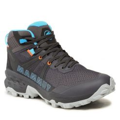 Trekkingi Mammut. Szare obuwie sportowe damskie Mammut, z gore-texu, bez zapięcia. Za 769.99 zł.
