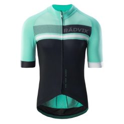 Koszulka Kolarska Męska Blok Kolorystyczny Foxtrot. Niebieskie bluzy męskie RADVIK, m, bez wzorów, sportowe, bez ramiączek, bez kaptura. Za 162.99 zł.