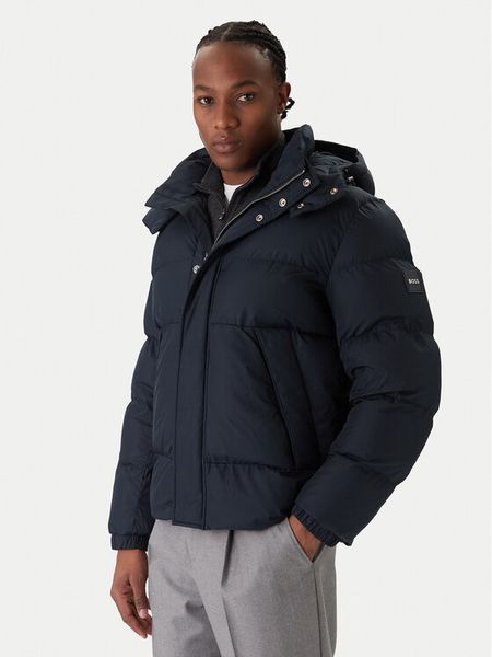 BOSS Kurtka zimowa H-Corbinian5 50551599 Granatowy Regular Fit. Niebieskie kurtki męskie Boss, na zimę, m, bez wzorów, z syntetyku, bez kaptura. Za 1,989.00 zł.