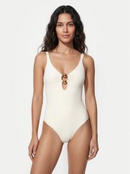 Ysabel Mora Strój kąpielowy 83471 Kremowy. Białe stroje kąpielowe damskie ysabel mora, s, bez wzorów, z syntetyku. Za 339.99 zł.