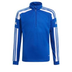 Bluza adidas Squadra 21 Jr. Białe bluzy męskie Adidas, bez wzorów, sportowe, bez ramiączek, bez kaptura. W wyprzedaży za 99.00 zł.