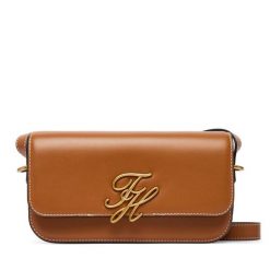 Torebka Tommy Hilfiger. Brązowe listonoszki damskie Tommy Hilfiger, bez wzorów, bez dodatków. Za 849.99 zł.