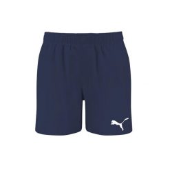Kąpielówki męskie Puma Mid Shorts. Niebieskie kąpielówki męskie Puma, l, bez wzorów, z materiału. Za 199.60 zł.