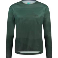Koszulka z długim rękawem SENTIERO, Aurora Green. Zielone bluzy męskie Shimano, m, bez wzorów, z materiału, sportowe, bez ramiączek, bez kaptura. Za 329.90 zł.