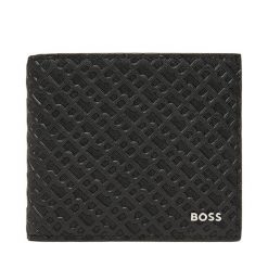 Portfel BOSS. Czarne portfele męskie Boss, bez wzorów. Za 266.99 zł.