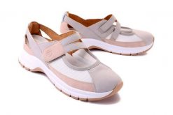 RIEKER REMONTE D0G08-40 grey combination, półbuty damskie. Szare półbuty damskie Rieker Remonte, na lato, bez wzorów, bez obcasa, bez zapięcia. Za 303.92 zł.