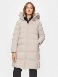 Hetregó Płaszcz zimowy Lena 8K697 23WD10 Beżowy Regular Fit. Brązowe płaszcze damskie HETREGO, na zimę, bez wzorów, ze lnu, bez kołnierzyka, bez kaptura. Za 3,369.00 zł.