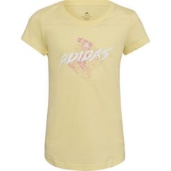 Adidas Koszulka adidas 3 BAR G Tee HL1619. Bluzki damskie Adidas, bez wzorów, bez kołnierzyka, bez ramiączek. Za 76.06 zł.