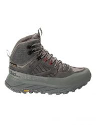 Buty trekkingowe Jack Wolfskin Terraquest Texapore Mid nubuk 38. Czarne obuwie trekkingowe damskie Jack Wolfskin, z gumy, bez zapięcia. Za 847.60 zł.