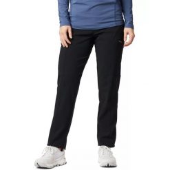 Damskie zimowe spodnie turystyczne Columbia Back Beauty Highrise Warm. Czarne spodnie dresowe damskie Columbia, na zimę, bez wzorów, sportowe, trekkingowe. Za 339.99 zł.