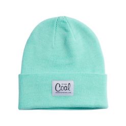 Czapka zimowa damska COAL MEL BEANIE mint. Zielone czapki damskie COAL, na zimę, bez wzorów, sportowe. Za 29.00 zł.