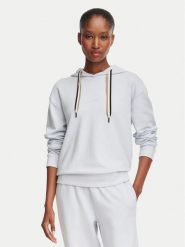 BOSS Bluza 50524760 Niebieski jasny Regular Fit. Niebieskie bluzy damskie Boss, m, bez wzorów, z lyocellu, bez ramiączek, bez kaptura. Za 399.99 zł.