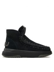 Mou Śniegowce Eskimo Jogger Glitter FW421001A Czarny. Czarne śniegowce damskie Mou, ze skóry, bez zapięcia. Za 1,199.00 zł.