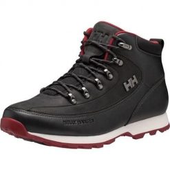 Buty do chodzenia męskie Helly Hansen The Forester. Czarne buty sportowe męskie Helly Hansen, bez wzorów, z gumy, za kostkę, bez zapięcia, trekkingowe. Za 727.00 zł.
