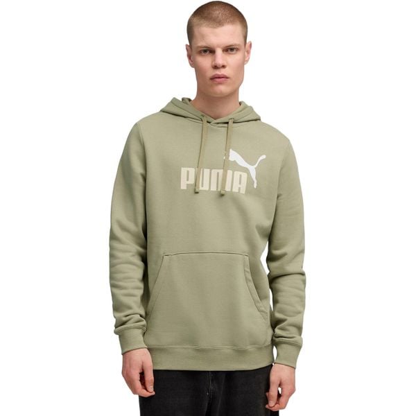 Bluza z kapturem męskie Puma Ess 2 Color No. 1 Logo Hoodie Fl Lux Arm. Brązowe bluzy sportowe męskie Puma, m, bez wzorów, z bawełny, z kapturem. Za 290.00 zł.