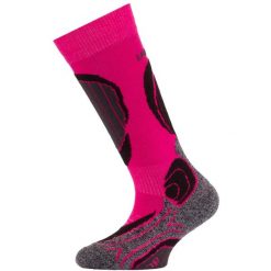 Skarpety narciarskie juniorskie Lasting SJB 409 Merino. Czarne skarpetki damskie LASTING, bez wzorów, z wełny. W wyprzedaży za 69.90 zł.