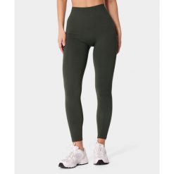 Legginsy bezszwowe Carpatree Elite zielone. Zielone legginsy damskie Carpatree, bez wzorów, z elastanu. Za 249.99 zł.