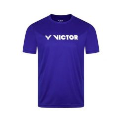 Koszulka sportowa unisex VICTOR T-43104 B. Niebieskie koszulki sportowe damskie Victor, l, bez wzorów, bez ramiączek. Za 89.99 zł.
