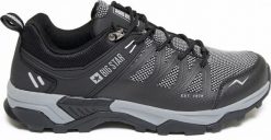 Buty trekkingowe męskie Big Star KK174105 czarne r. 44. Czarne trekkingi męskie BIG STAR, bez zapięcia. Za 234.29 zł.