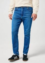 MĘSKIE SPODNIE JEANSOWE WRANGLER RIVER STERLING 112356838. Jeansy męskie Wrangler, z jeansu. Za 219.99 zł.
