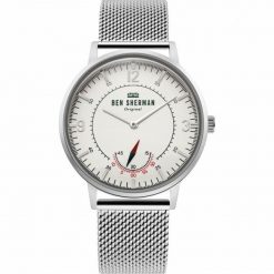Zegarek Ben Sherman Zegarek Męski Ben Sherman WB034SM ( 43 mm). Zegarki męskie Ben Sherman, bez wzorów. Za 263.84 zł.