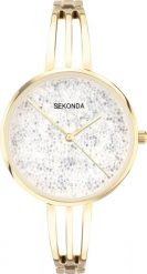 Zegarek Sekonda Zegarek damski Sekonda 40591 złoty. Żółte zegarki damskie Sekonda, złote. Za 455.00 zł.