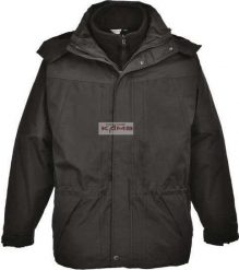 Portwest S570 - Interaktywana kurtka męska Aviemore 3w1 - czarny S. Czarne kurtki męskie Portwest, m, bez wzorów, bez kaptura. Za 150.99 zł.