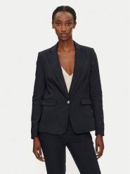 Morgan Marynarka 222-VLIME.F Granatowy Regular Fit. Niebieskie marynarki i żakiety damskie Morgan, bez wzorów, z bawełny, bez kołnierzyka, bez ramiączek. Za 349.99 zł.