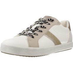 Buty GEOX D BLOMIEE Beżowy. Brązowe obuwie trekkingowe damskie Geox, ze skóry, bez zapięcia. Za 240.99 zł.