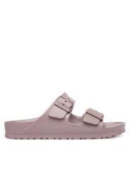 Birkenstock Klapki Arizona 1031294 Fioletowy. Fioletowe klapki damskie Birkenstock, bez wzorów, z syntetyku, bez obcasa, bez zapięcia. Za 229.99 zł.