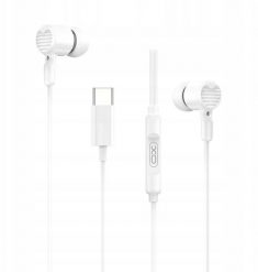 XO słuchawki przewodowe EP81 USB-C douszne białe. Białe słuchawki douszne XO. Za 17.59 zł.