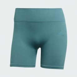 Legginsy Workout Essentials 4 inch. Niebieskie legginsy damskie Adidas, bez wzorów. Za 129.00 zł.