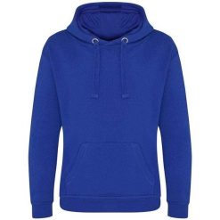 Męska Bluza Z Kapturem Just Hoods Graduate Heavyweight Hoodie. Niebieskie bluzy męskie AWDIS, m, bez wzorów, z kapturem. Za 173.99 zł.