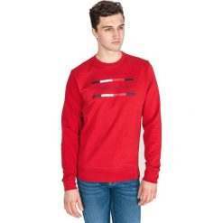 Tommy Hilfiger Bluza Czerwony. Czerwone bluzy męskie Tommy Hilfiger, m, bez wzorów, z bawełny, bez ramiączek, bez kaptura. Za 426.95 zł.