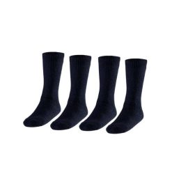 Męskie Skarpety Termiczne - 4 Pary - Granatowe. Niebieskie skarpety męskie HEAT KEEPER, bez wzorów, z elastanu. W wyprzedaży za 182.06 zł.