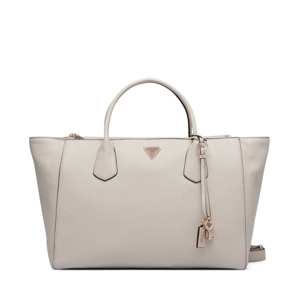 Torebka Guess. Białe shopperki damskie Guess, z aplikacjami, bez dodatków. Za 674.99 zł.