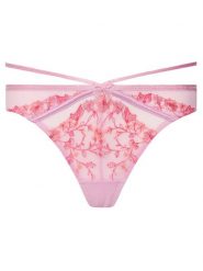Hunkemöller Stringi Lillia 204602 Fioletowy. Fioletowe majtki damskie Hunkemöller, z syntetyku. Za 49.99 zł.