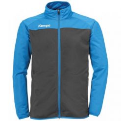 Bluza Kempa Prime Poly Jacket. Niebieskie bluzy damskie Kempa, bez wzorów, sportowe, bez ramiączek, bez kaptura. Za 172.50 zł.